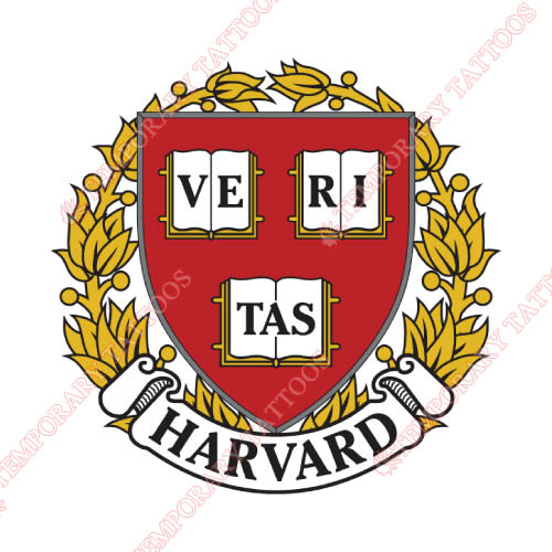Harvard Crimson Customize Temporary Tattoos Stickers NO.4536